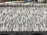 Modern Alyssa Linen Ikat Chenille Fabric - Alyssa Pattern, 58" Width (1 Yard)