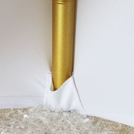 Spandex Folding Chair Cover White