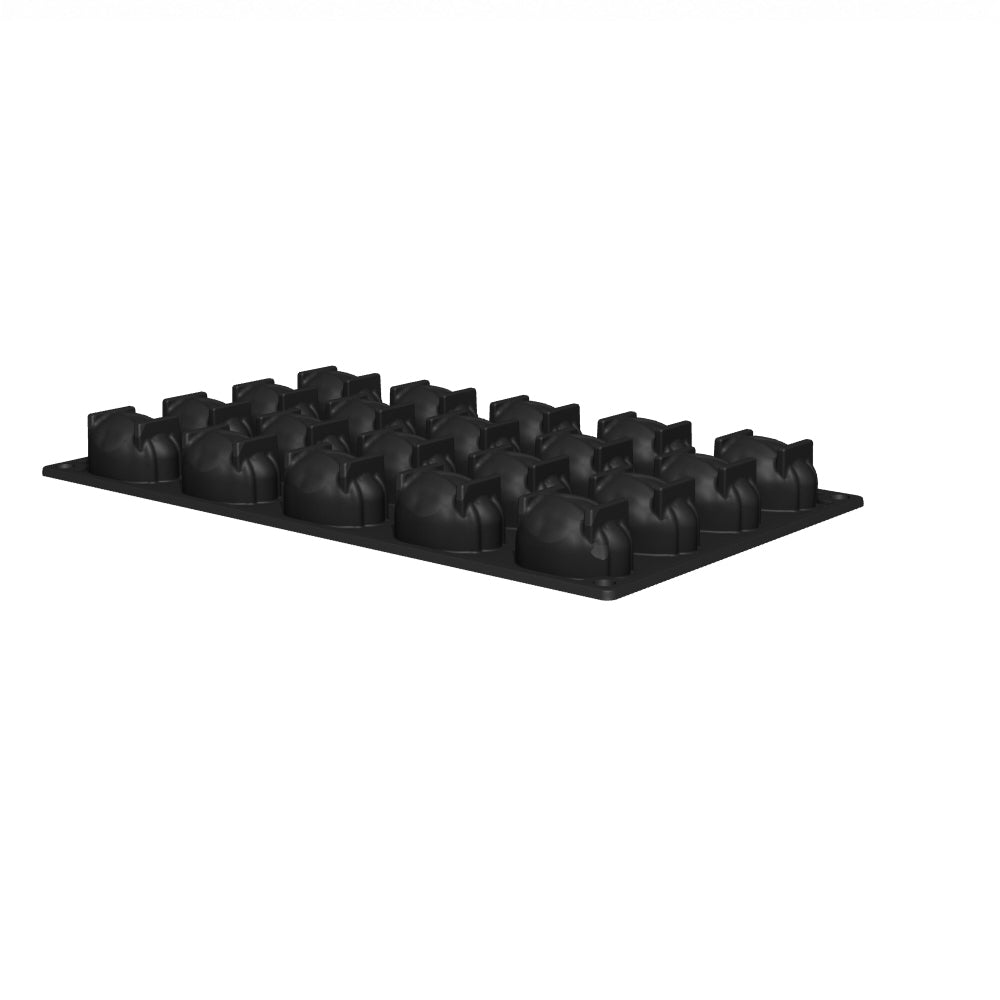 Pavoni Pavoflex PX3233 Mini Pistachio Silicone Mold, 20 Cavities