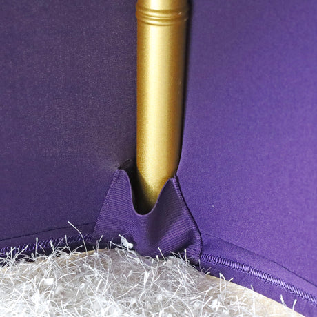 Spandex Banquet Chair Cover Eggplant