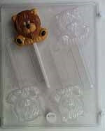 Cute Lion Sucker Chocolate Mold - CCAO074