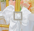 Rhinestone Chair Sash Buckles Square