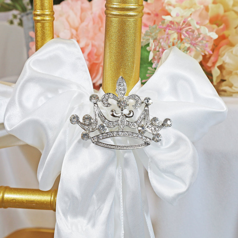 Rhinestone Chair Sash Buckles Crown
