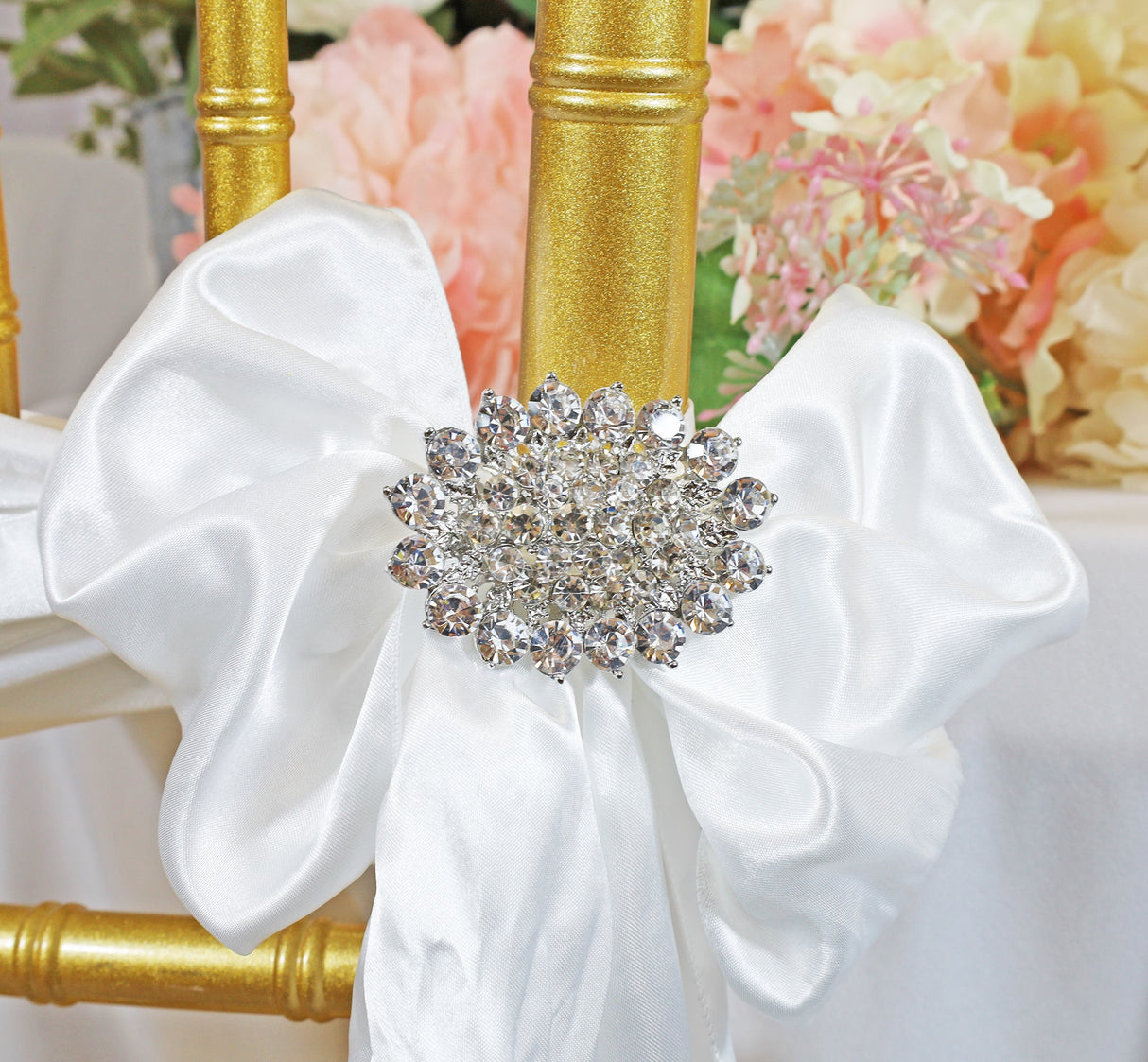 Rhinestone Chair Sash Buckles Winston