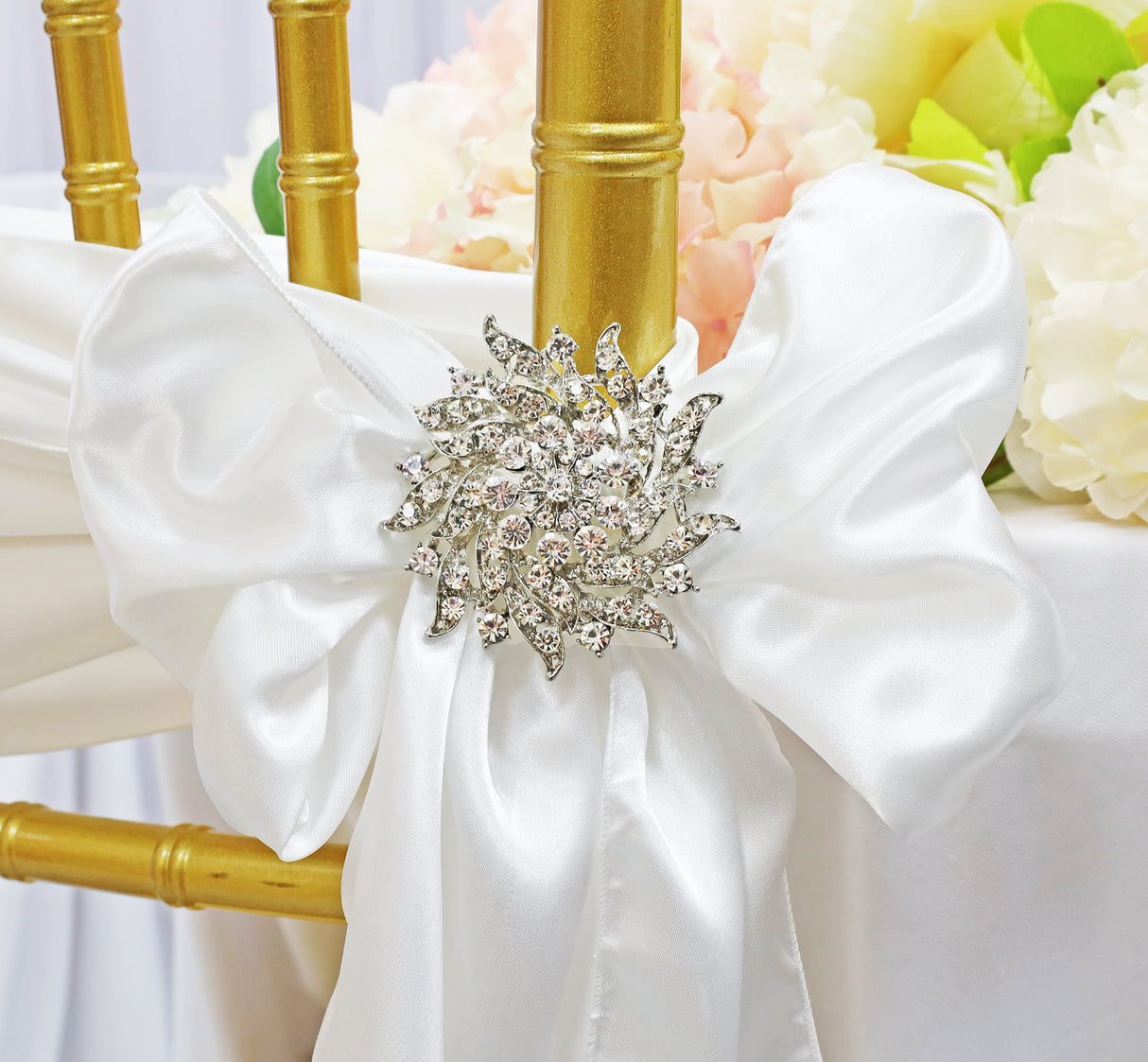 Rhinestone Chair Sash Buckle Vintage