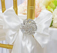 Rhinestone Chair Sash Buckles Floral