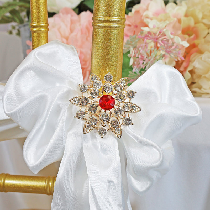 Rhinestone Chair Sash Buckles