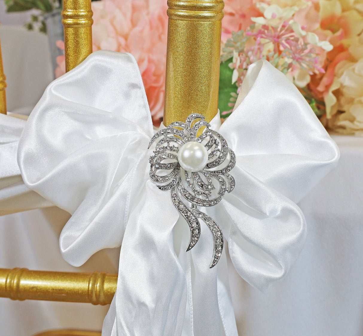 Rhinestone Chair Sash Buckles Comet
