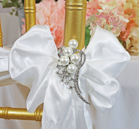 Rhinestone Chair Sash Buckle Shooting Star