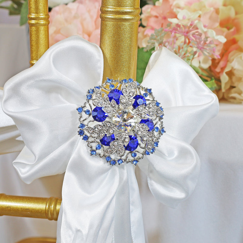 Rhinestone Chair Sash Buckles Snowflake