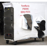 Southern Pride MLR-850 Gas Fired Wood-Burning Rotisserie Smoker, Brand New