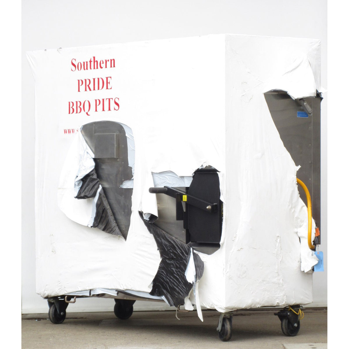 Southern Pride MLR-850 Gas Fired Wood-Burning Rotisserie Smoker, Brand New