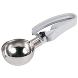 Vollrath Stainless Steel Disher with Gray Handle, #8