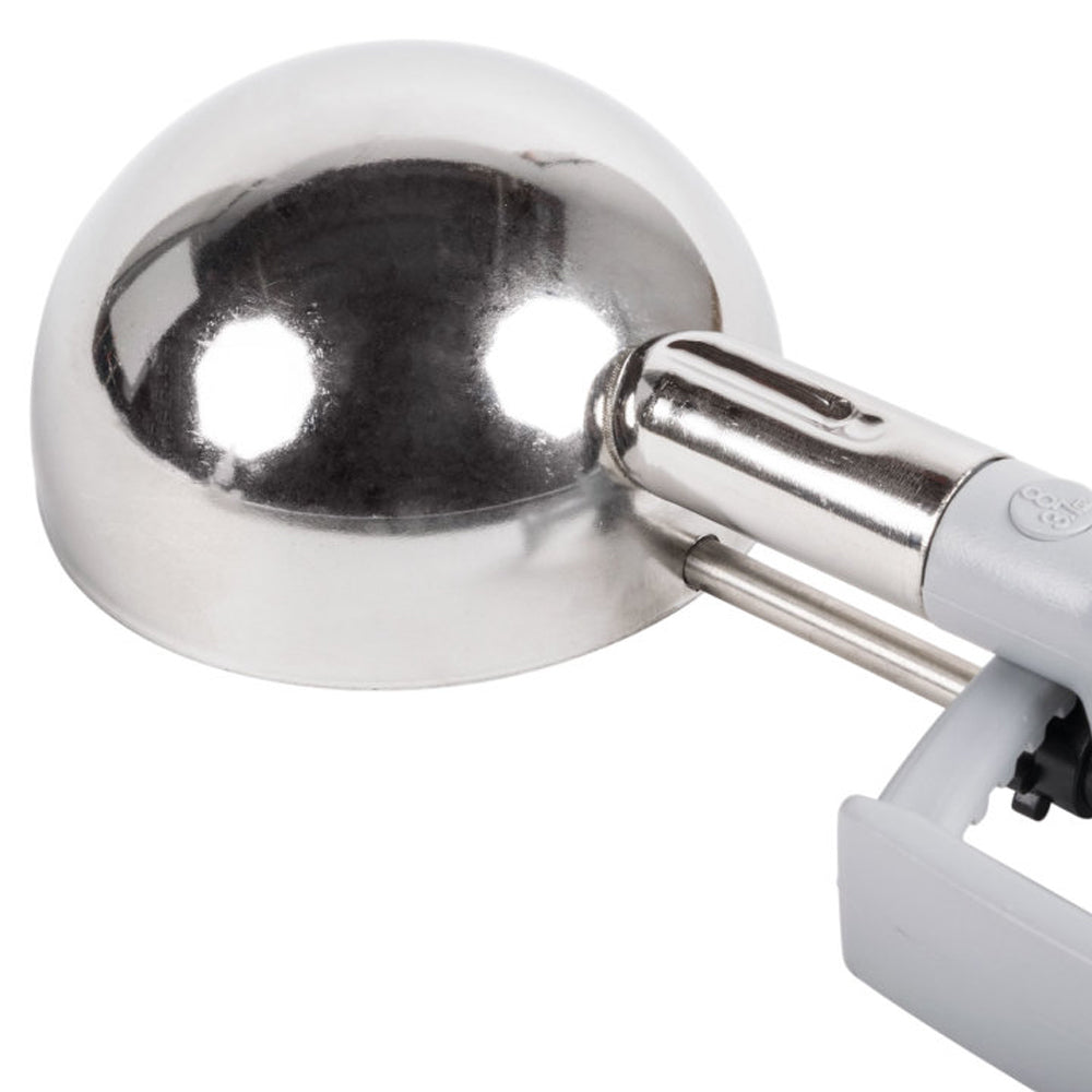Vollrath Stainless Steel Disher with Gray Handle, #8