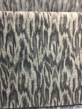 Modern Alyssa Pewter Ikat Chenille Fabric - Pewter Ikat, 58" Width (1 Yard)