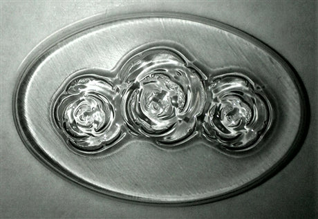Rose Oval Chocolate Mold