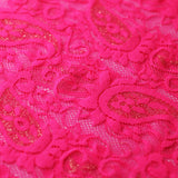Passion Paisley Nylon Spandex Fabric - Assorted Colors, Paisley Lace, 58/60" Width (1 Yard)