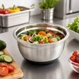 Winco Stainless Steel Mixing Bowl with Silicone Base, 1-1/2 Quart