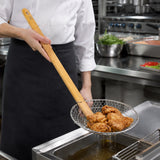 Stainless Steel Skimmer with Bamboo Handle, 14" Diameter