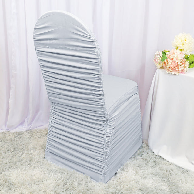 Spandex Banquet Chair Cover Platinum