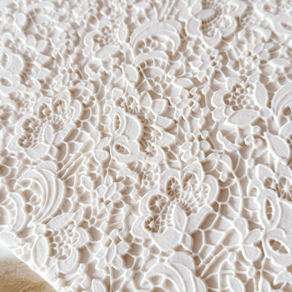 Angela Morrison Lace Royale Textured Rolling Pin, 9"