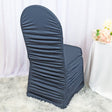 Spandex Banquet Chair Cover Pewter/Charcoal