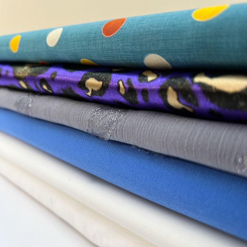 Cotton Blend Abstract Print Fabric