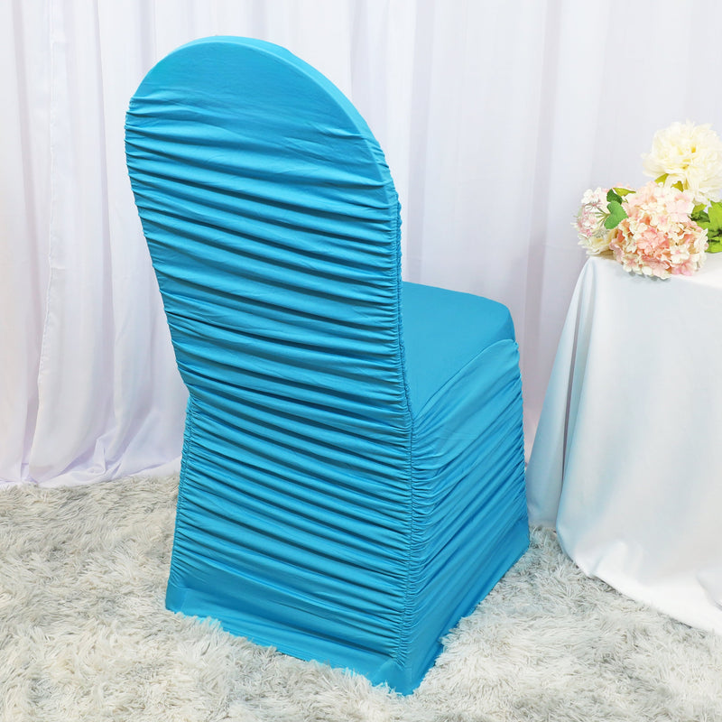 Spandex Banquet Chair Cover Turquoise