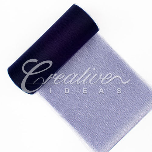 6" Tulle Spool - 25 Yards (Navy Blue)
