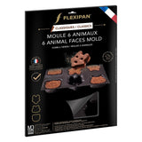 Flexipan Animal Shapes Mold, 6 Cavities