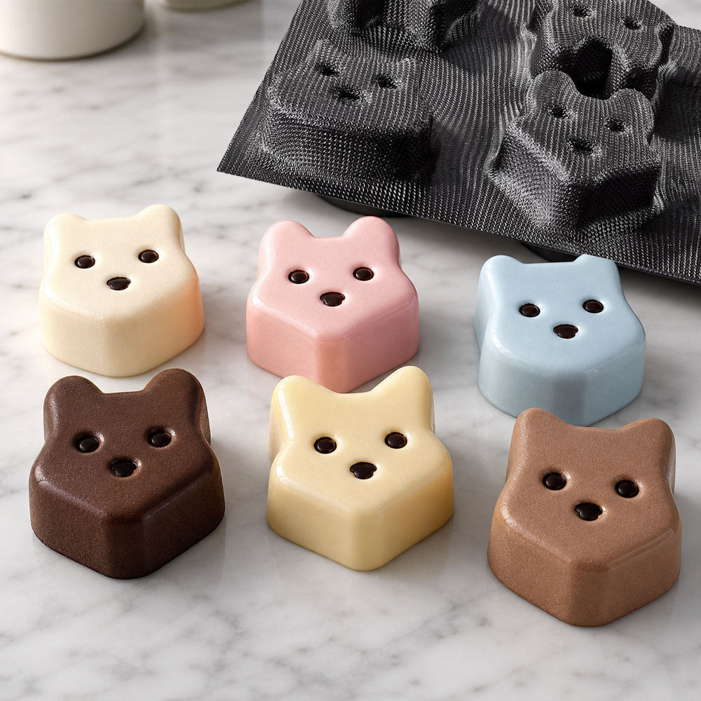 Flexipan Animal Shapes Mold, 6 Cavities