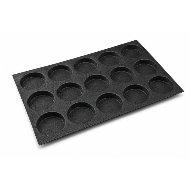 Flexipan Air Rond Cylinder Mold, 15 Cavities
