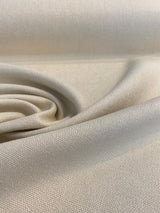 Fauna Linen Beige Tailored Italian Heavy Upholstery Fabric - Beige, Railroaded, 55" To 56" Width (1 Yard)