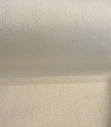 Fauna Linen Beige Tailored Italian Heavy Upholstery Fabric - Beige, Railroaded, 55" To 56" Width (1 Yard)