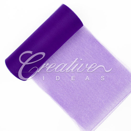 6" Tulle Spool - 25 Yards (Purple)