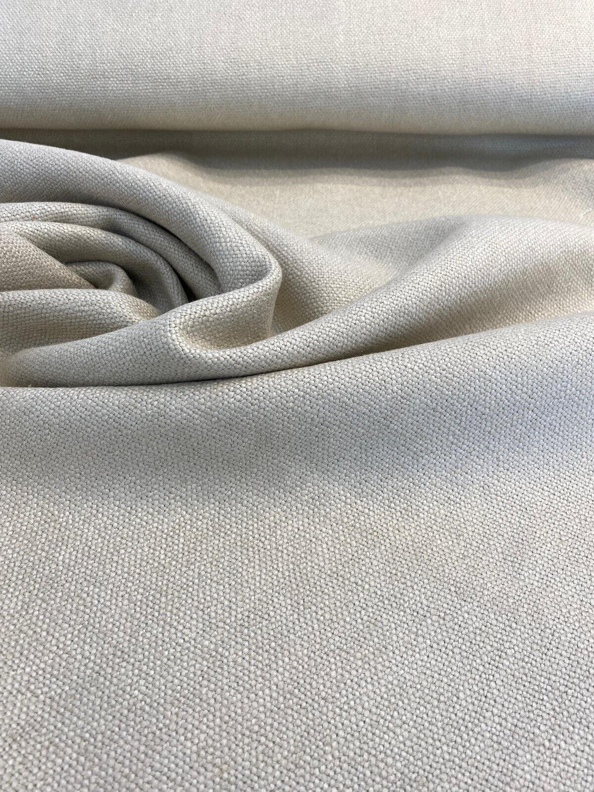 Fauna Linen Mushroom Linen Fabric - Mushroom, Railroaded, 55-56" Width (1 Yard)