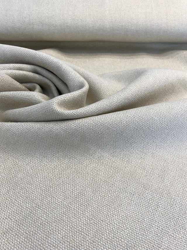 Fauna Linen Mushroom Linen Fabric - Mushroom, Railroaded, 55-56" Width (1 Yard)