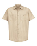 Red Kap Men's Tall Industrial Short Sleeve Work Shirt