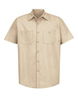 Red Kap Men's Tall Industrial Short Sleeve Work Shirt