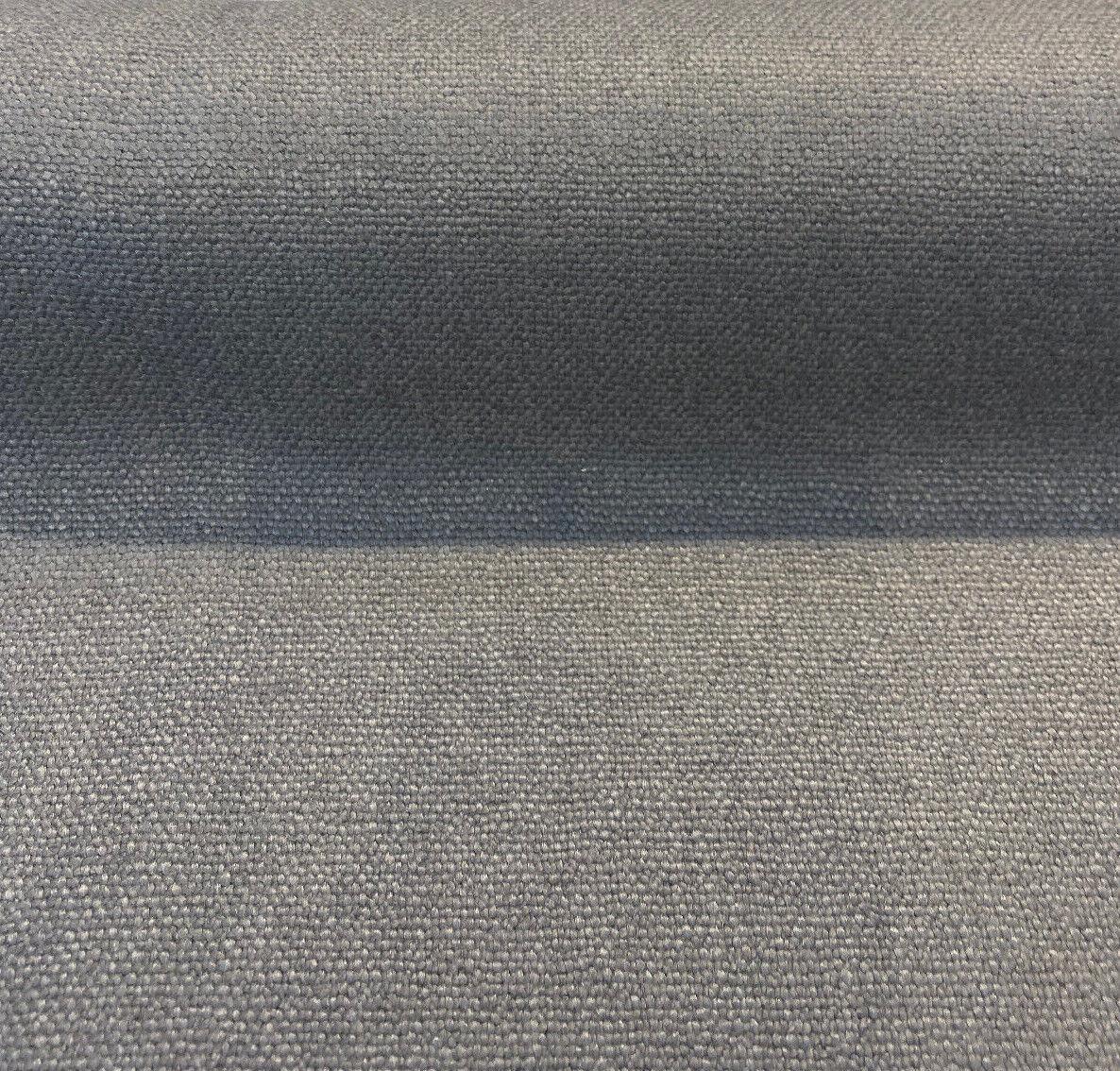 Fauna Linen 90 Percent Linen 10 Percent Nylon Fabric - Storm Gray, Railroaded, 55-56" Width (1 Yard)