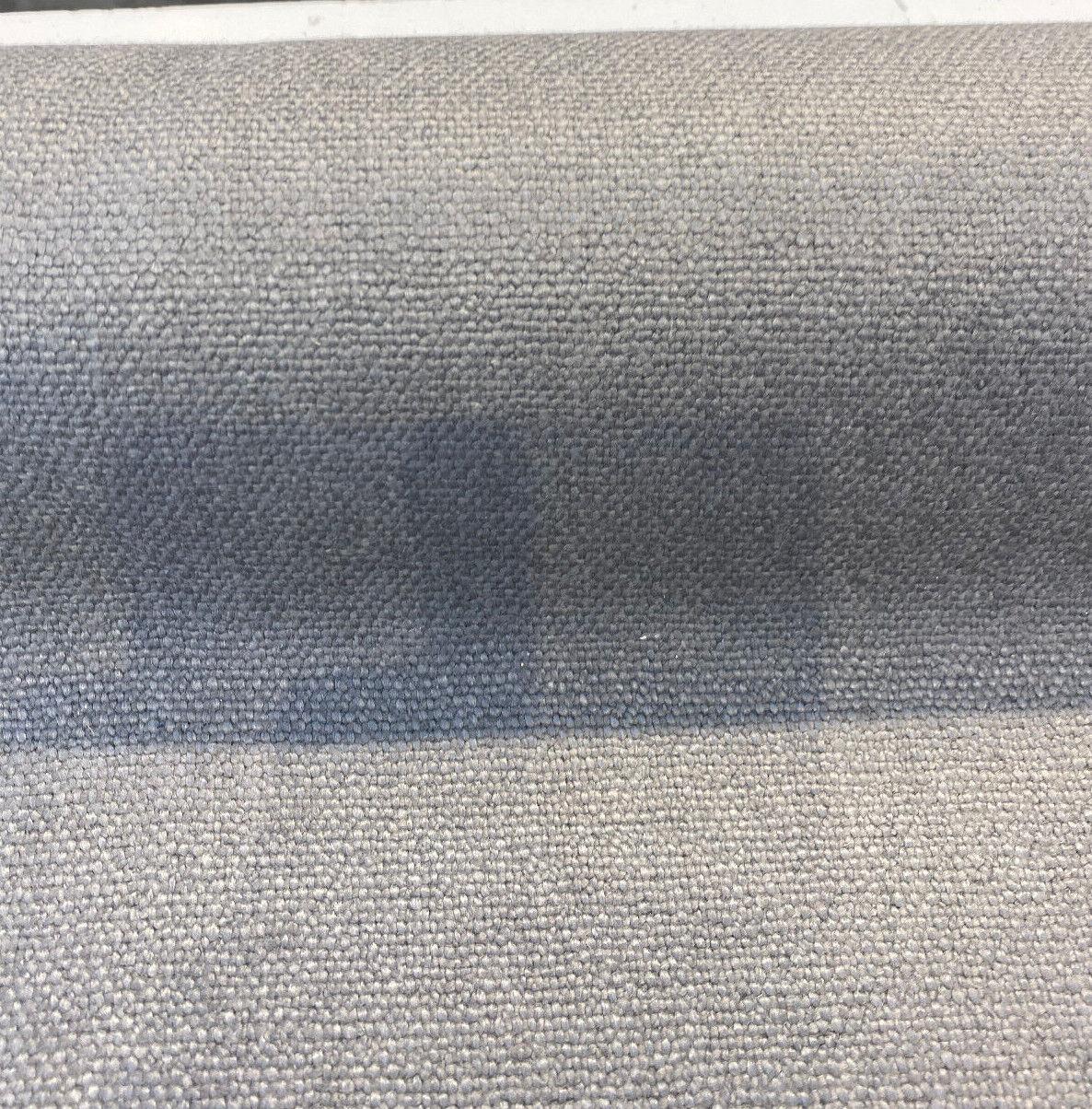 Fauna Linen 90 Percent Linen 10 Percent Nylon Fabric - Storm Gray, Railroaded, 55-56" Width (1 Yard)