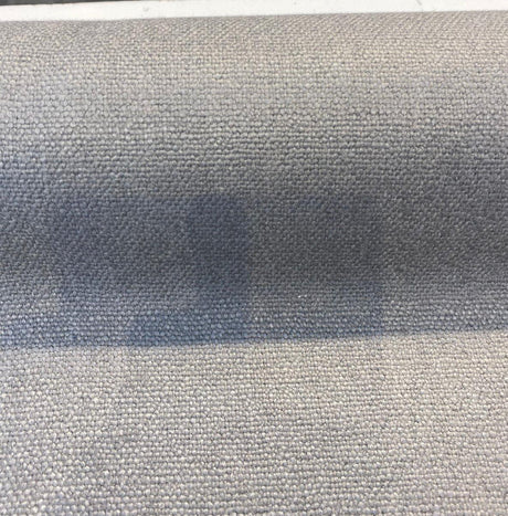 Fauna Linen 90 Percent Linen 10 Percent Nylon Fabric - Storm Gray, Railroaded, 55-56" Width (1 Yard)