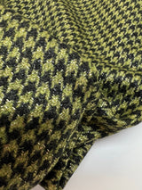 Wool Houndstooth Tweed Suit Fabric