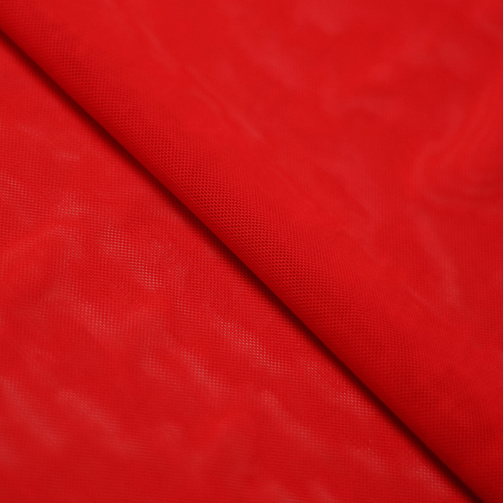 Action Mesh Polyester Spandex Fabric - Solid Colors, 58-60" Width (1 Yard)