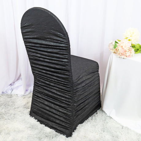 Spandex Banquet Chair Cover Black