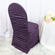 Spandex Banquet Chair Cover Eggplant