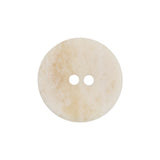 Natural Bone Carved Circular 2-Hole Button - 36L/23mm
