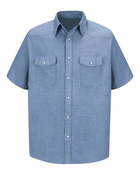 Red Kap Men's Tall Deluxe Western Style Short Sleeve Shirt