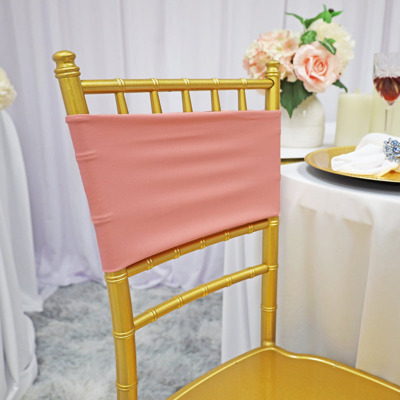 Spandex Chair Band Sample 7x13 Rose Pink