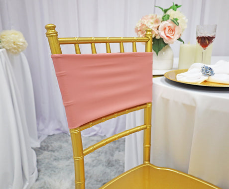 Spandex Chair Band Sample 7x13 Rose Pink